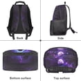 thumbnail image 6 of Pzuqiu Galaxy Wolf Kids Backpack for Elementary Students Ages 6-12 with Adjustable Straps Large Capacity 17 Inch School Bag Breathable for Back to School Daily Use Travel, 6 of 7