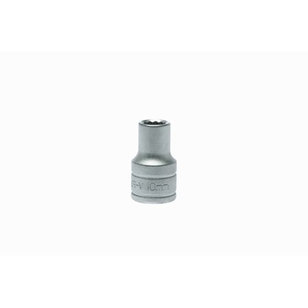 

Teng Tools 10mm 1/2 Inch Drive 12 Point Regular Metric Socket - M120510-C