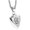 Silver Dog, variant on Classic Unisex Stainless Steel Personality Simple Triangles 12 Chinese Zodiac Biker Pendant Horoscopes Necklace Animal Charm Silver Rat