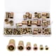 thumbnail image 2 of Tuerca de remache de zinc, 93 piezas Tuerca de remache ciego Tuerca de remache de rosca Tuerca de remache Calidad de nivel superior, 2 of 8
