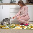 thumbnail image 3 of Sunflower Checkered Pattern Kitchen Rugs Sets Of 2,Anti Fatigue Kitchen Mat Rugs Non Slip Washable,Decorative Kitchen Floor Mats for Kitchen,Sink,Laundry,17"x30"+17"x47", 3 of 7