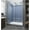 Chrome, variant on Aston Sdr978ez.Uc-6880-R Langham Xl 80" High X 68" Wide Sliding Frameless Shower Door -