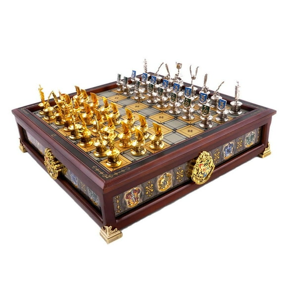 Harry Potter Gold and Silver Plated Quidditch Collector's Chess Set