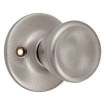 Design House Tulip Interior Non-Turning One-Sided Dummy Door Knob, Satin Nickel