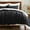 Washed Black, variant on EVERGRACE Cotton Coverlet Set King Size 3 Pieces, Lightweight Soft Ribbed Matelassé Bedspread Quilt Set, Cozy Oversized Quilted Bedding Set with 2 Pillow Shams for All Seasons, Washed Black