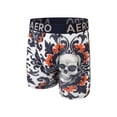 thumbnail image 2 of Aeropostale Mens Boxer Briefs 4 Pack Poly Spandex Performance Boxer Briefs Underwear(Multicolored/Red/Multicolored/Dark Navy, Large), 2 of 5