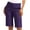 A3 Purple, variant on BODOAO Women's Mid Rise Bermuda Shorts Casual Twill Shorts Knee Length Straight Leg Chino Shorts Stretch Walk Shorts with Pockets Classic Summer Dressy Shorts Office Work Wear JN L