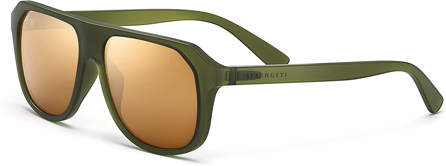 Serengeti Eyewear Sunglasses Oatman Frosted Khaki Polarized Spirit