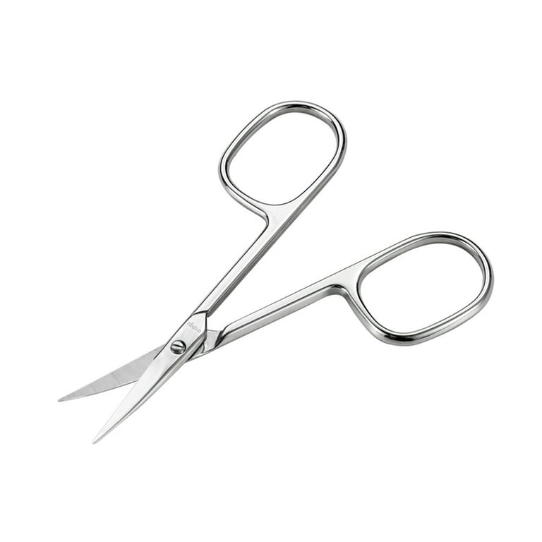 LIVINGO Nail Cuticle Scissors, Curved Stainless Steel Blade Sharp for  Manicure