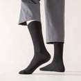 thumbnail image 3 of Mirlewaiy 6 Pairs Men's Cotton Dress Socks, Breathable Crew Socks for Business and Casual Wear, Size 6-15, 3 of 6