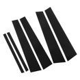 thumbnail image 4 of Side Window Pillar Post Cover, 4D Style Glossy Black Pre Cut Pillar Post Trim  For Car, 4 of 8