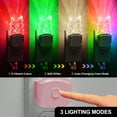 thumbnail image 2 of YANSUN 0.5W Pink Butterfly Multicolor LED Plug-In Night Light with Color Changing, 3000K Warm White, Dusk-to-Dawn Sensor & Decor, 1 Pack, 2 of 9
