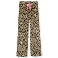thumbnail image 3 of Sleep On It Girls 2-Piece Long-Sleeve Button-Up Pajama Set with Plush Headband Gift, Cheetah, 10-12, 3 of 6