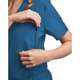 thumbnail image 4 of Green Town Scrubs for Women - Tuck-In V-Neck Scrub Top, Stretch Fabric, Lightweight, Easy Care, 4 of 7