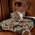 thumbnail image 4 of Erosebridal Duck Hunter Camouflage Queen Comforter Set,Green Camo Rustic Farmhouse Hunting Bedding Comforter Set For Adults Kids,Reversible Black,3 Pieces, 4 of 7