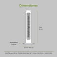 thumbnail image 2 of Ventilador de torre digital 36' Avera VENTOR2 Con Control de 3 velocidades y Pantalla LED blanca, 2 of 8