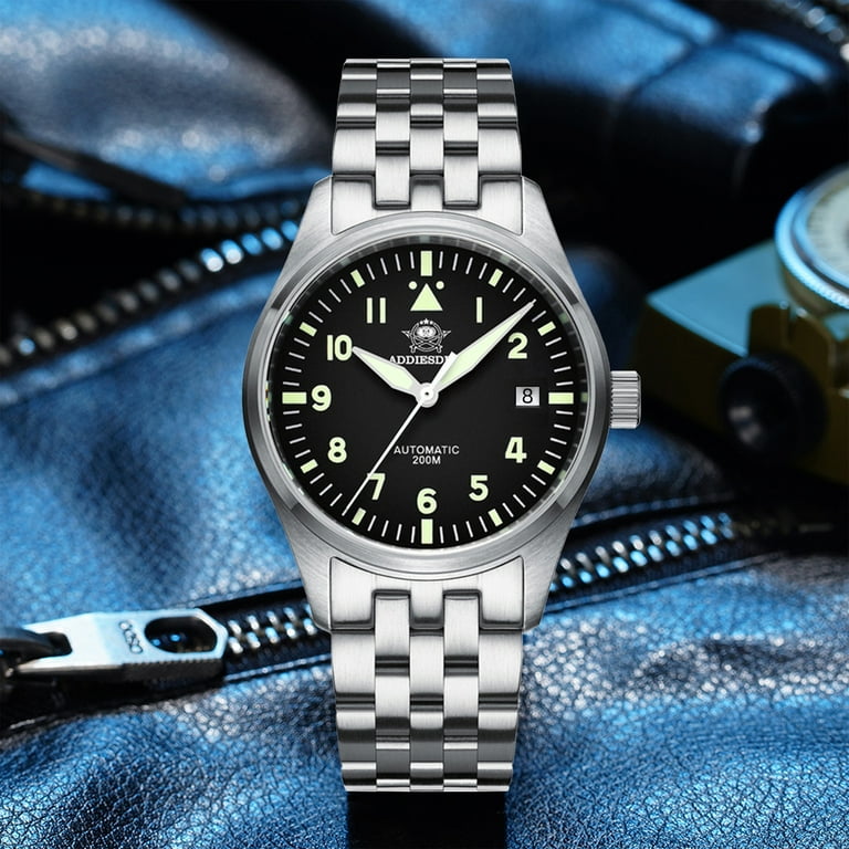 ADDIESDIVE Men's Automatic Watch, 200M Waterproof Diver-Style
