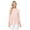 Baby Pink, variant on Women's Semi Sheer Boat Neck Knit Top with Side Vent MK8139-BPK-S-BD