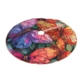 thumbnail image 2 of KLL Christmas Tree Skirt,Party Decorations Farmhouse for Christmas Decorations Holiday Party 36" -Colorful Butterfly Cluster, 2 of 6
