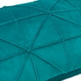 thumbnail image 5 of JWH Simple Soft and Smooth Decorative Velvet Lumbar Support Pillow Covers for Farmhouse Floor Chair Sofa Couch Decor 14 x 24 Inch Turquoise, 5 of 9