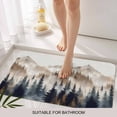 thumbnail image 3 of Tan Trees Forest Door Mat&nbsp;Indoor Outdoor Entrance, Non Slip Small Rug for Kitchen Bathroom Entryway Rug, Mountain Woods Natural Scenery Washable Doormat Floor Mat for Office 16x24 Inch, 3 of 8
