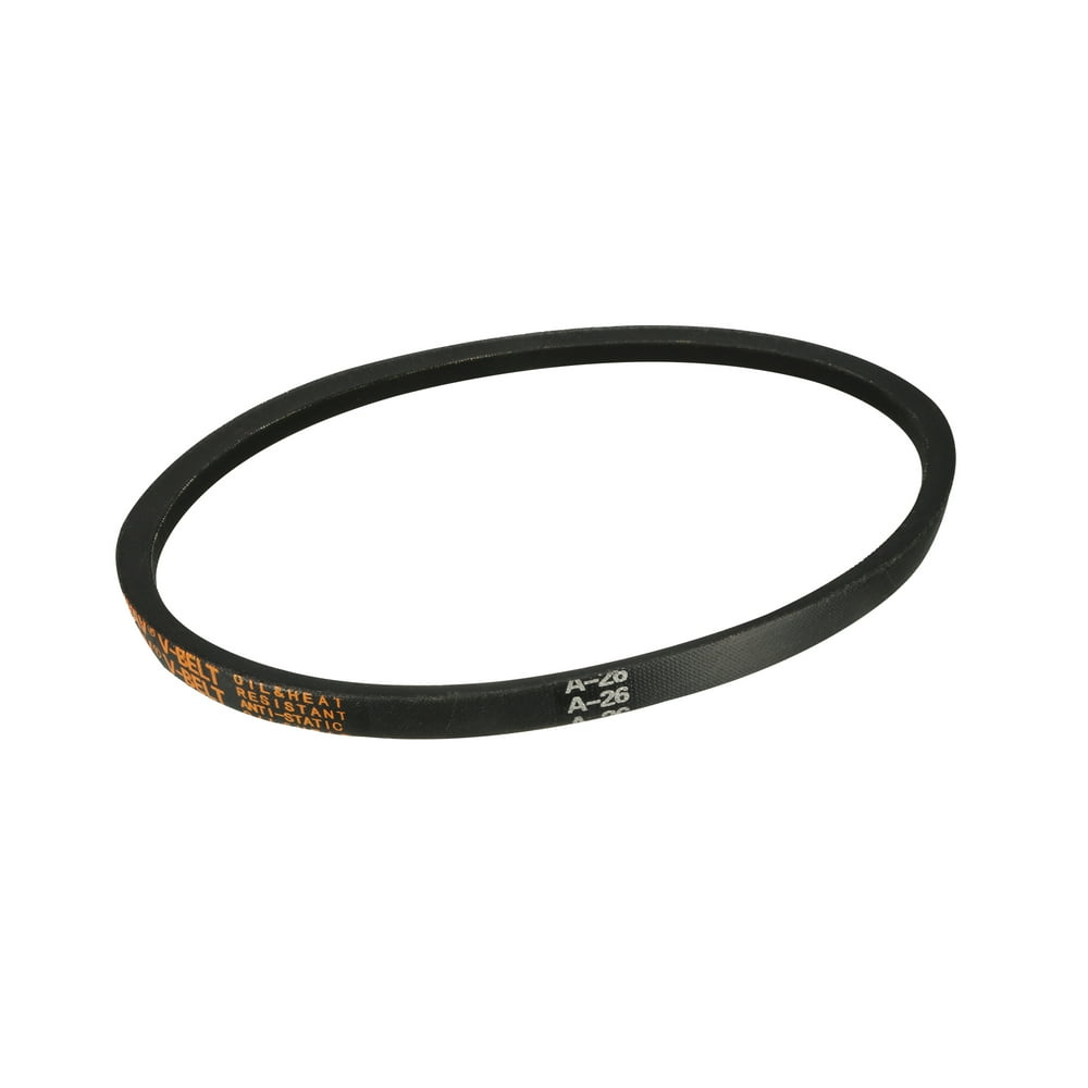 A26 V Belt Machine Transmission Rubber, Black Replacement Drive Belt