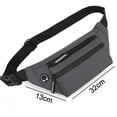 thumbnail image 2 of Waist bag waterproof messenger bag outdoor trend running sports leisure mobile phone chest bag - grey, 2 of 5