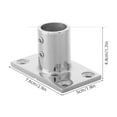 thumbnail image 2 of WEUVEB Base Para Barandilla Y Soporte De Toldo Para Yate En Inoxidable Con Instalación Fácil, 2 of 8