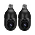 thumbnail image 1 of Teissuly New E27 Bulb Camera 1080p Mobile Phone Wireless WiFi Network Home Camera 360 ° Infrared Night Vision Mobile Monitoring Monitor, Two-way Voice Call 2pcs Teissuly WER202310061658, 1 of 9
