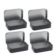thumbnail image 1 of Bamboohart 20 PCS Medium Shipping Boxes Clear Storage Bins Crate Black, 1 of 8