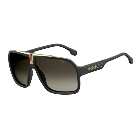 Lentes de sol Carrera 1014/s 807ha Rectangular negro con dorado unisex