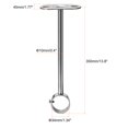 thumbnail image 2 of Unique Bargains Support de Plafond, Support de Tuyau de Garde-Robe, Diamètre 32mm, Support de Levier de Tringle de Placard 2 Pcs (Hauteur 350mm), 2 of 4