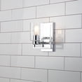 thumbnail image 4 of Lucas McKearn Estes 1-light Metal Bath Vanity Light in Polished Chrome, 4 of 4