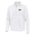 thumbnail image 2 of Men's Antigua White Nashville Predators Twist Quarter-Zip Pullover Jacket, 2 of 3