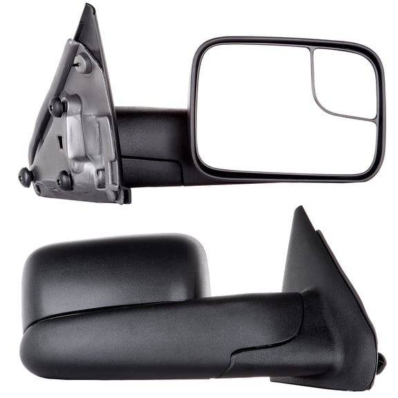 ECCPP Towing Mirrors Compatible with 2002-2008 for Dodge for Ram 1500 2003-2009 for Dodge for Ram 2500/3500