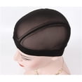 thumbnail image 1 of Adjustable Wig Cap Small/Large/Extra Large Cap Black Woven Wig Tool Lace Wig Cap Knitted Cap for Wig (Color : Mesh HEI L), 1 of 5