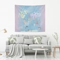 thumbnail image 5 of FREEAMG Animals World Map Tapestry Aesthetic Tapestry Wall Hanging for Home Decor 90" x 60" Inches, 5 of 6