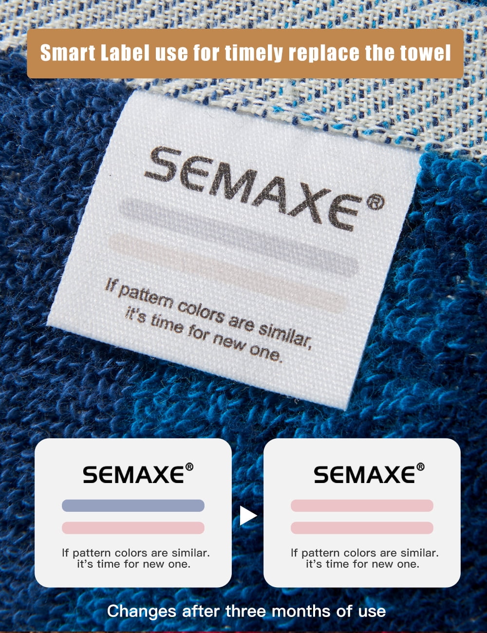 SEMAXE Luxury Cotton Bath Towel Set: 8-Piece (2 Bath Sheets 28x55" + 2 Hand Towels 16x28" + 4 Washcloths 13x13") | 550GSM, Ultra Plush | Spa, Hotel Grade for Family Bathroom Essentials, Beach