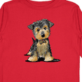 thumbnail image 4 of Inktastic Little Gent Yorkie Boys or Girls Long Sleeve Toddler T-Shirt, 4 of 5