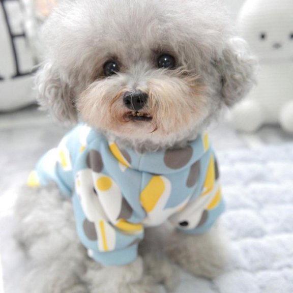 GOODLY Pet Dog Costume Animal Printed Pet Coat Cotton Soft Pullover Dog Shirt Jacket Sweatshirt