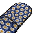 thumbnail image 4 of Yayeee Double Oven Mitt Kitchen Heat Resistant Baking 35" x7" Quilted Cotton Glove, Elegant Daisy Pattern, 4 of 6