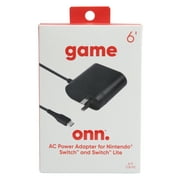 onn. AC Power Adapter for Nintendo Switch & Switch Lite Cable, 6 ft.