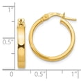 thumbnail image 2 of Leslie's Real 14kt Yellow Gold Polished Earrings; for Adults and Teens; for Women and Men, 2 of 2