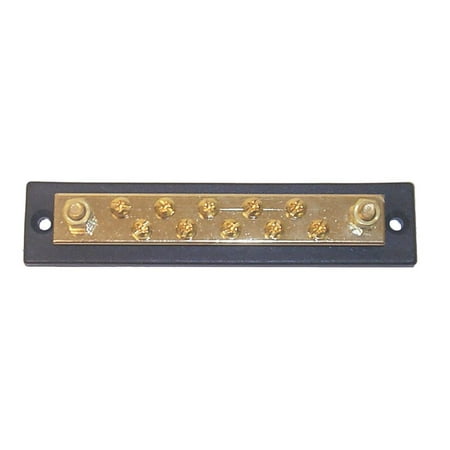 UPC: 0023121407503 | New Heavy Duty Bus Bar sierra Fs40750 10 Gang Terminal Screw 8-32 Screw 5.75 x 1.25