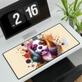 thumbnail image 3 of Cavalier King Charles Spaniel Portrait Watercolor Vintage Retro Styles Desk Mat Full Keyboard Mouse Pad Dog Lover Gifts Large Mousepad - 00001, 3 of 5