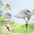 thumbnail image 3 of Gorra de béisbol para perros Symphonyw, gris, con visera ajustable, talla M, 3 of 5