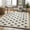 Cream/Grey, variant on Livabliss Beni Shag Global Area Rug,5'3" x 7',Cream/Grey