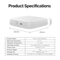 thumbnail image 2 of MOES ZigBee - Central Zigbee 3.0 y Bluetooth, compatible con dispositivos inteligentes Tuya, funciona con Smart Life/MOES App, 2 of 7