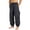 Black, variant on Fall Mens Multi Pocket Cargo Jogger Pants Drawstring Elastic Waist Streetwear Techwear Pants with Multi Pockets, Size XL