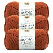Lion Brand Yarn Heartland Yosemite Basic Medium Acrylic Yellow Yarn 3 Pack